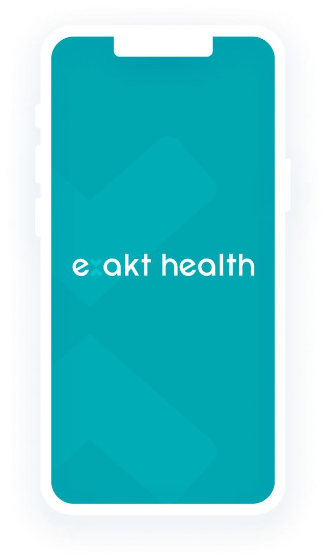 Exakt Health app screen