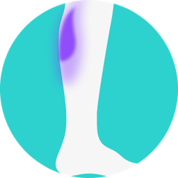 Calf strain icon
