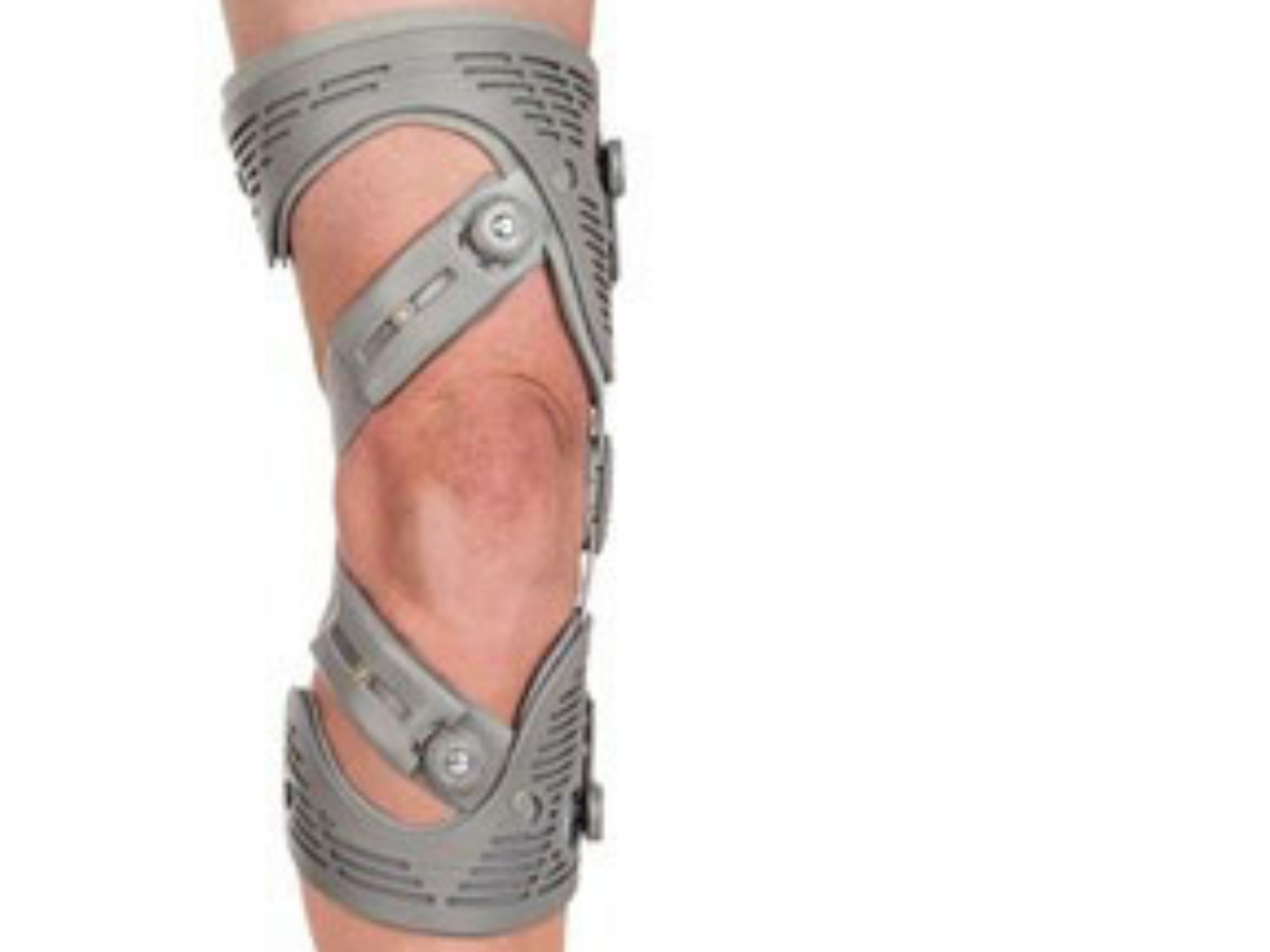 Eine Unloader-Schiene entlastet den verletzten Teil deines Knies.