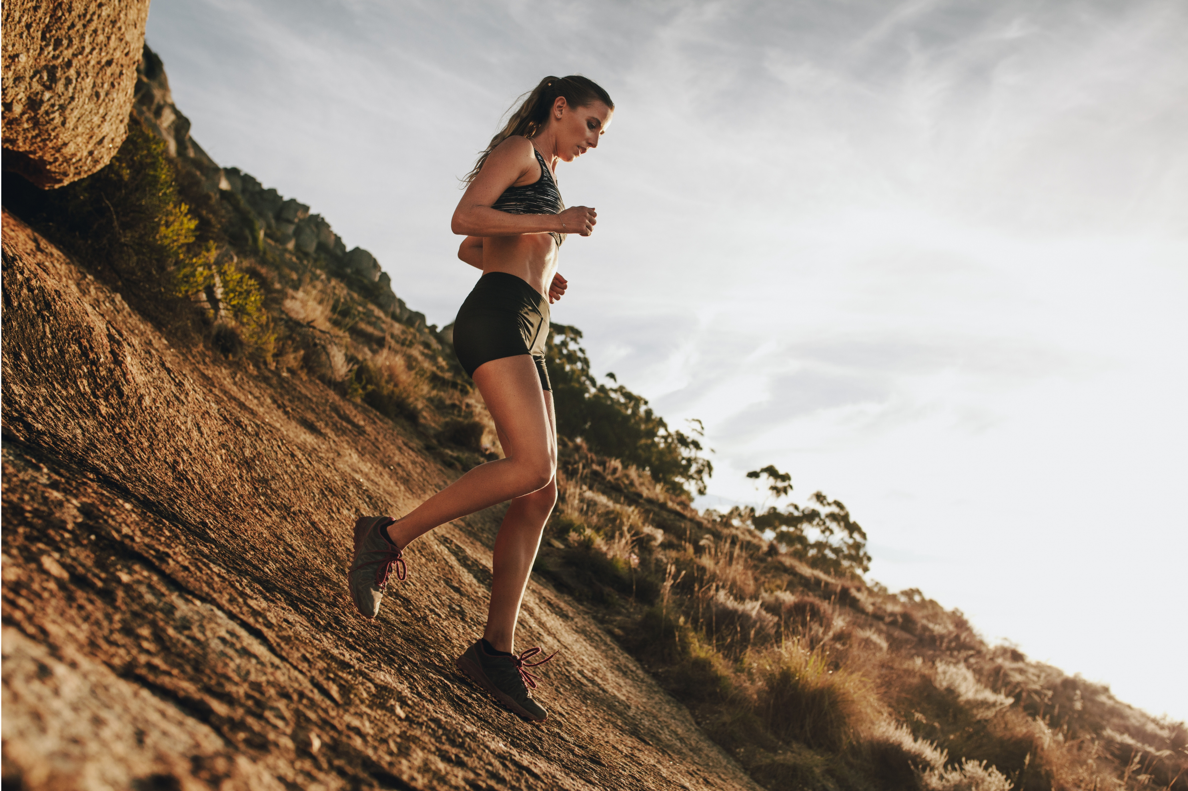 With IT band syndrome, running down hills is usually more painful than running up. 
