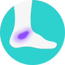Ankle sprain icon