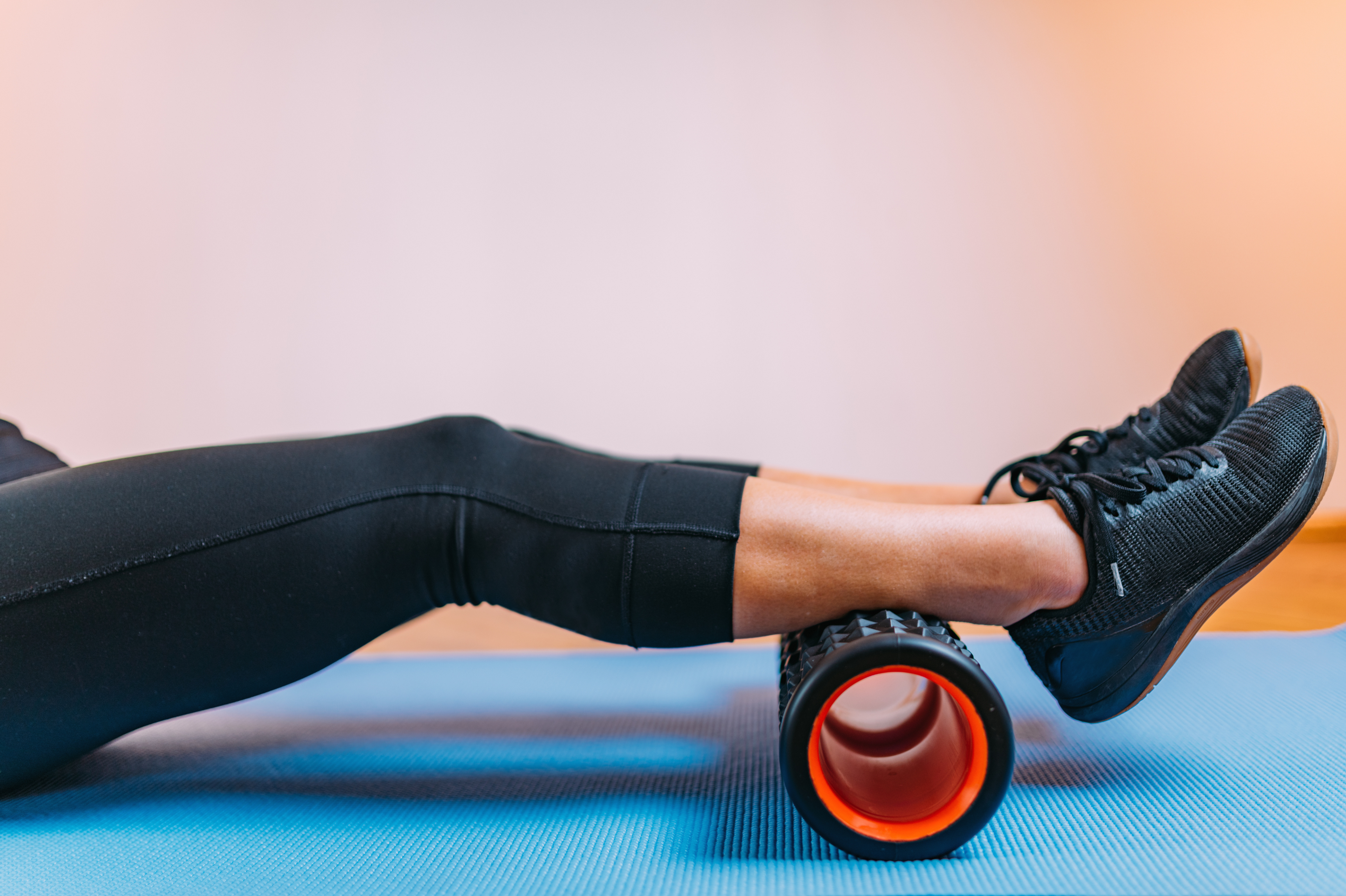 Foam rolling can help reduce the tension in your calves.