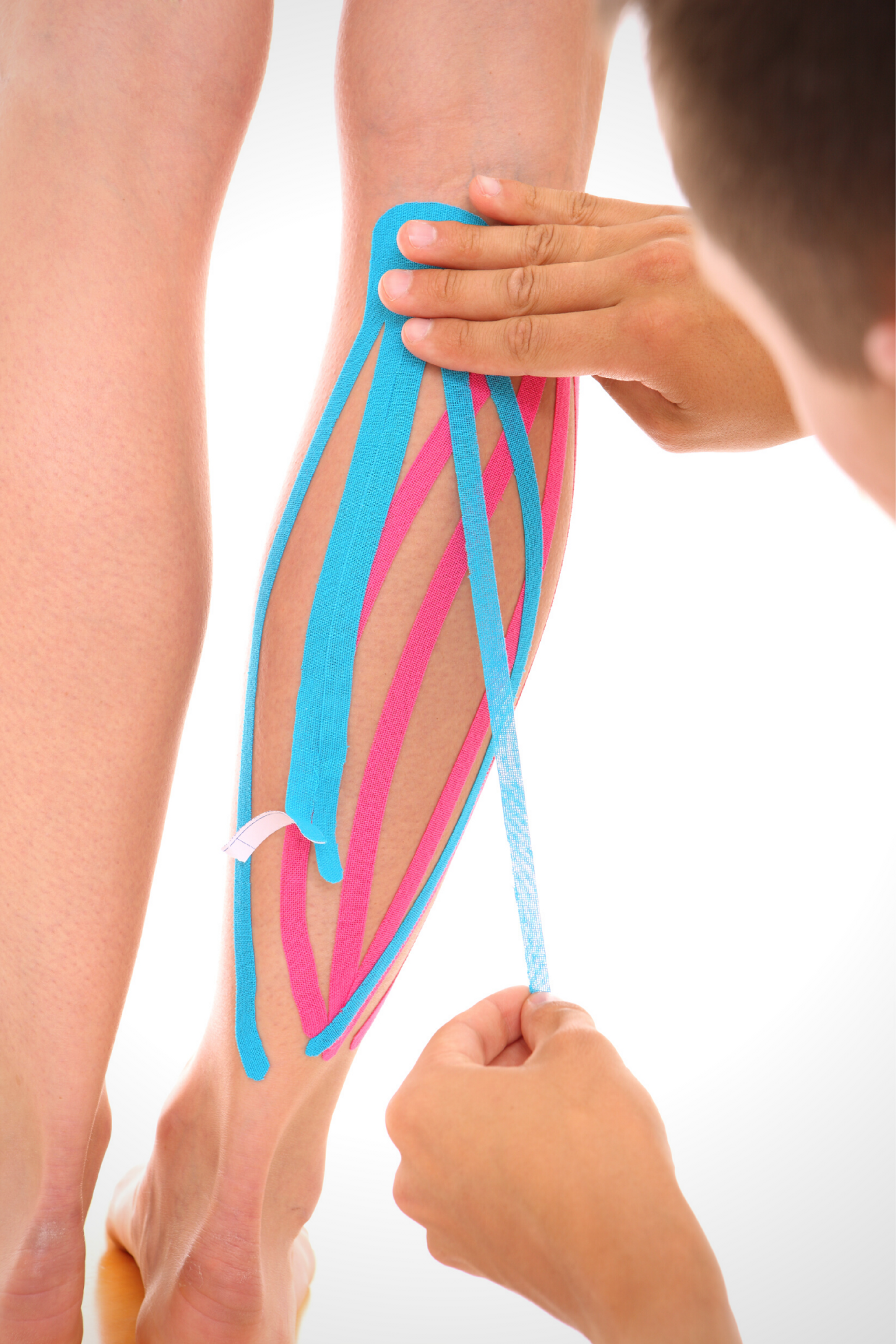 Kinesio tape for calf strain - how kinesio taps works.