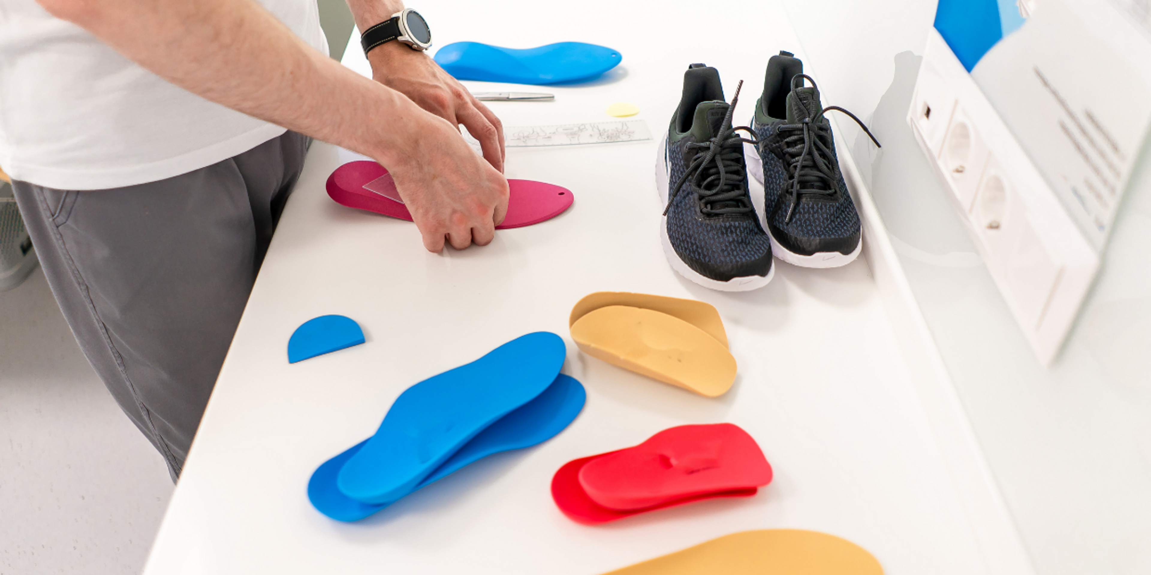An effective insole or orthotic should provide enough support.