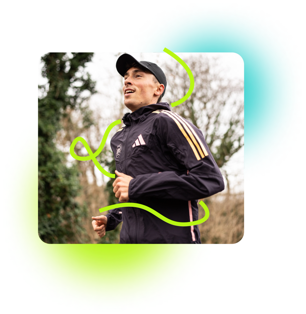 Johannes Motschmann using the Exakt Health app to train.