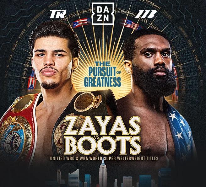 Xander Zayas pierde los títulos mundiales ante Jaron 'Boots' Ennis por TKO en el séptimo round