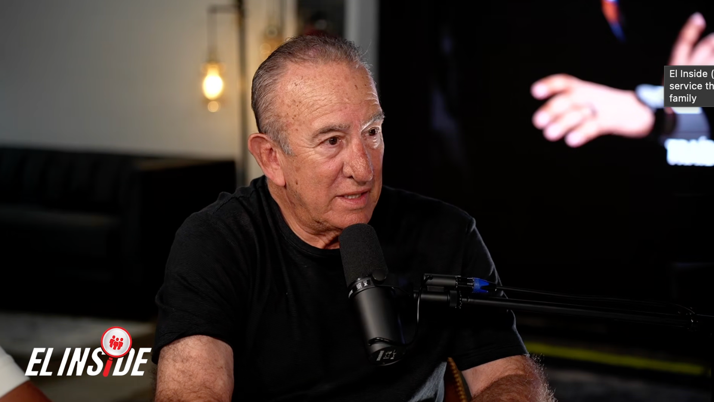 Manuel Cidre en El Inside con los Delgado de la Cruz