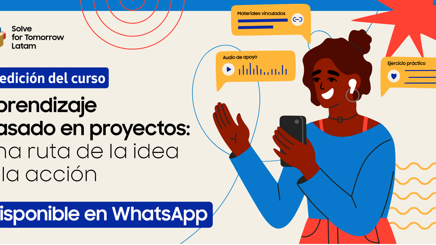 Docentes de América Latina pueden tomar gratis un curso de PBL por WhatsApp