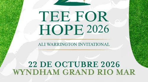 Alí Warrington y el Hospital Oncológico anuncian torneo de golf benéfico "Tee for the Hope"