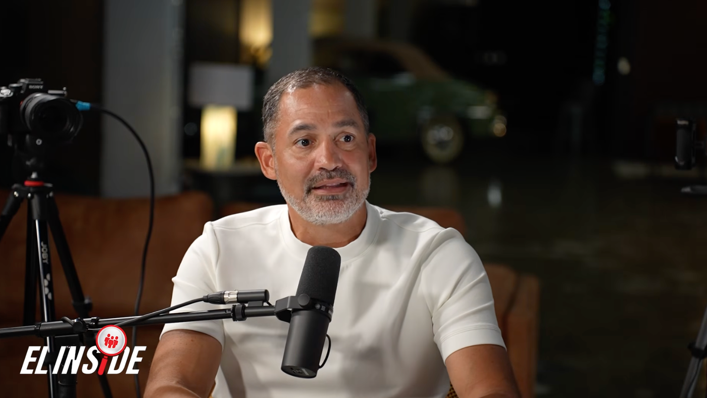 Mateo Cidre en El Inside con los Delgado de la Cruz