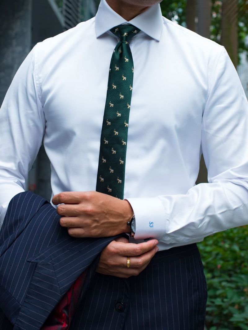 White Twill Tailor Made Formal Shirt