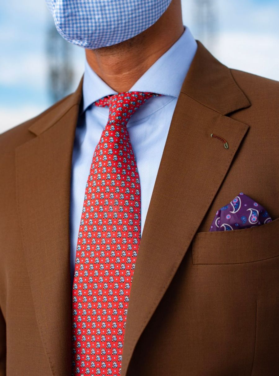 Tobacco Brown Two Piece Suit