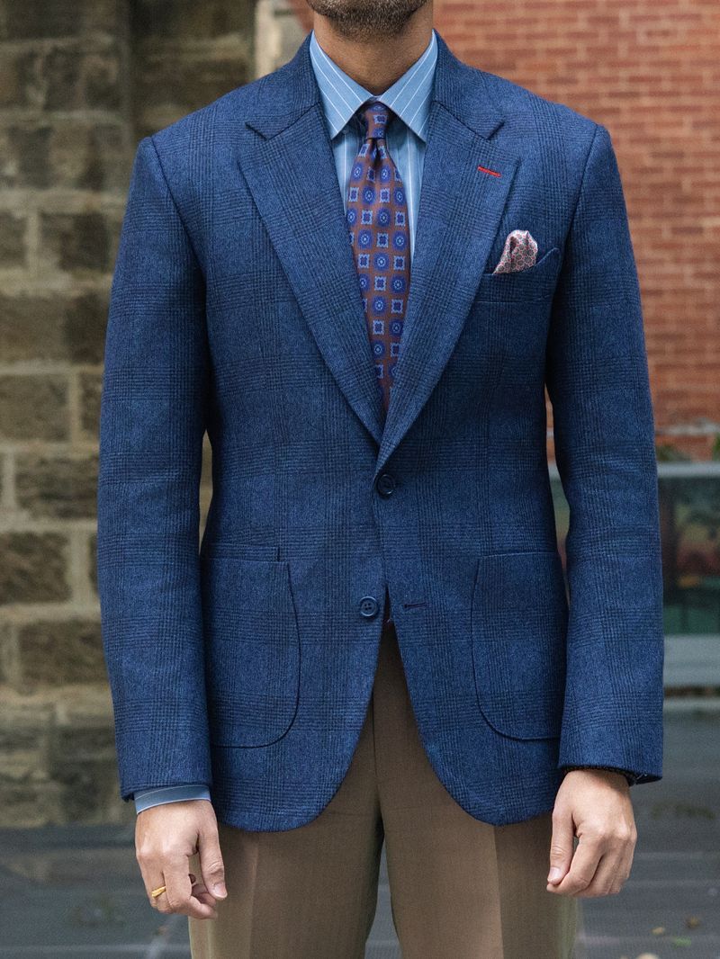 Blue Glen Plaid Sport Coat