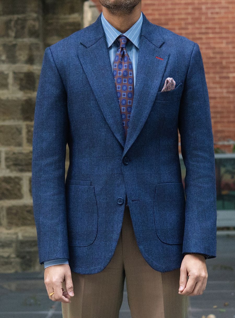 Blue Glen Plaid Sport Coat