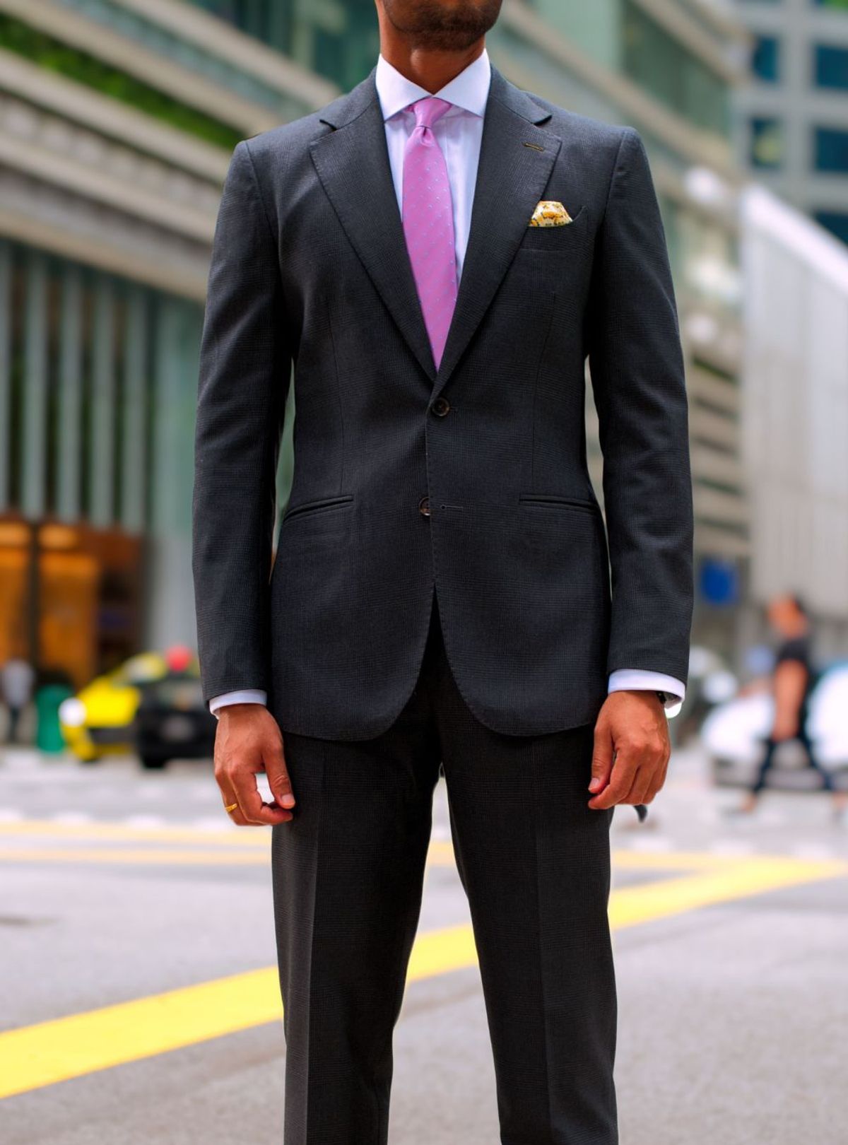 Charcoal Glen Checks Two Piece Suit