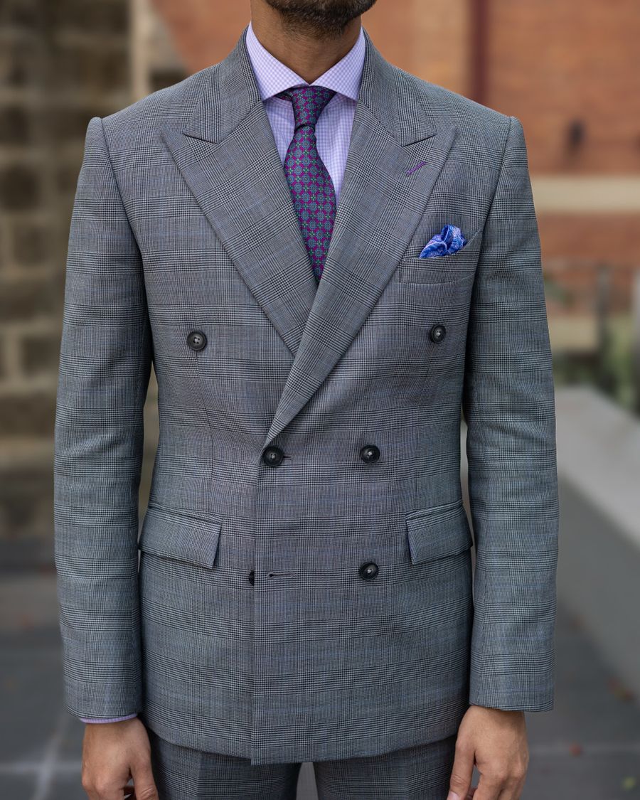Grey Glen Check Two Piece Suit