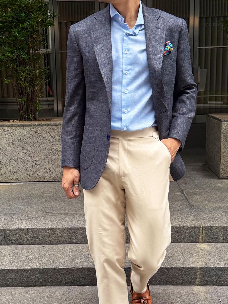 Grey Bamboo Sports Coat