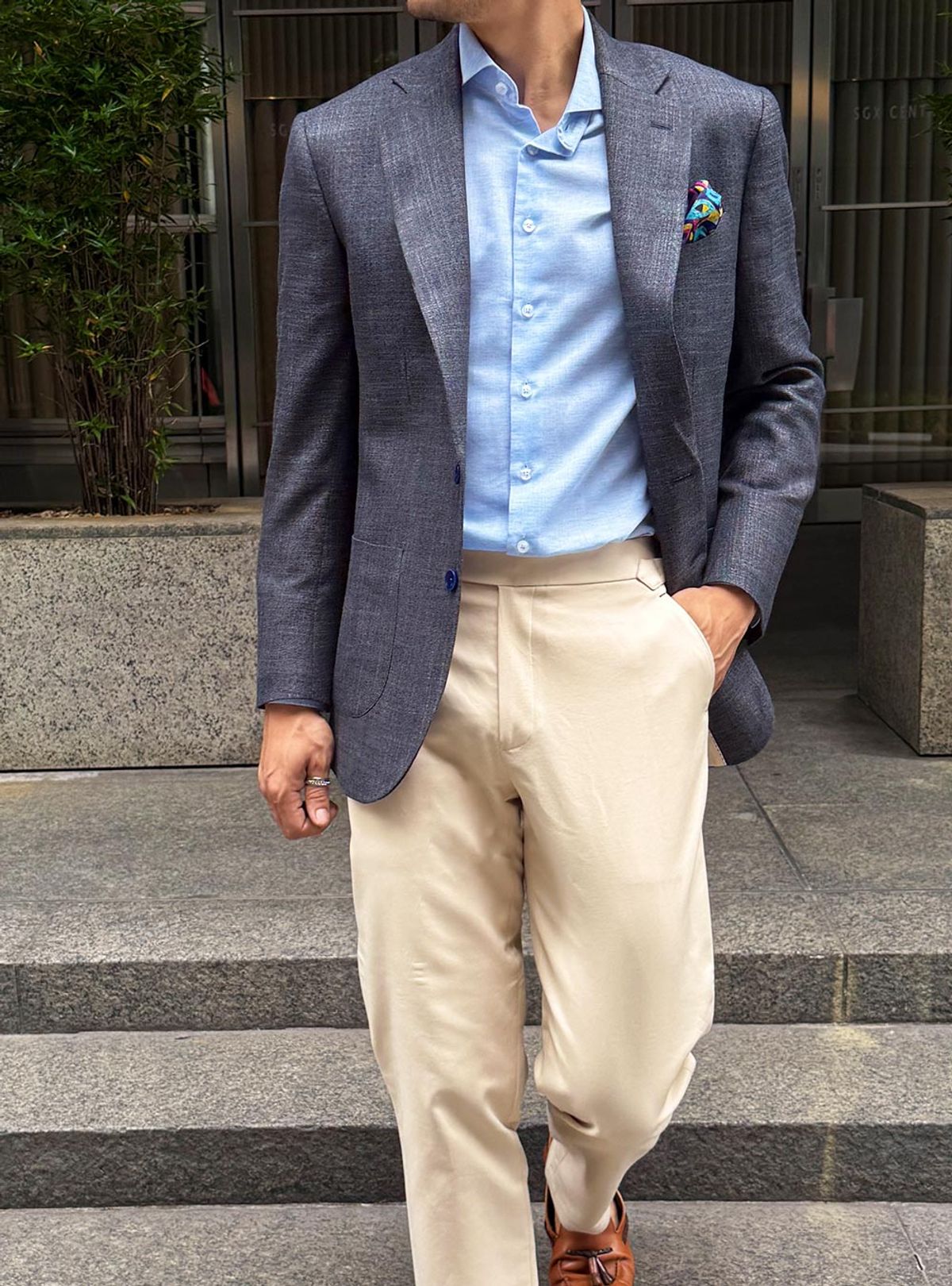 Grey Bamboo Sports Coat