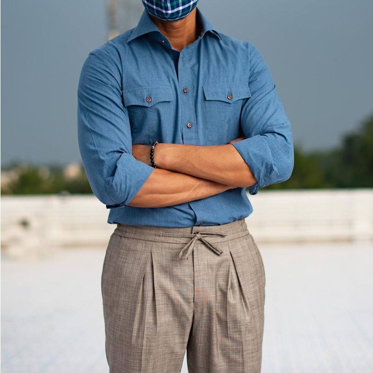 Blue Chambray Tailor Made Shirt