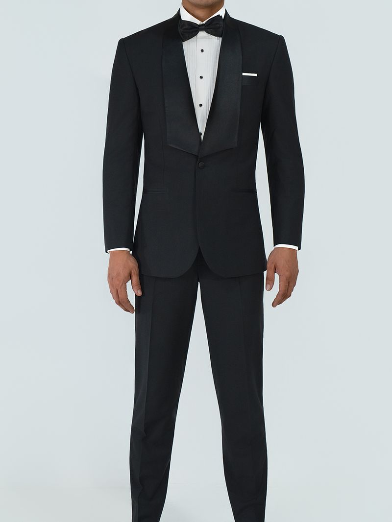 Black Tuxedo with Broad lapel