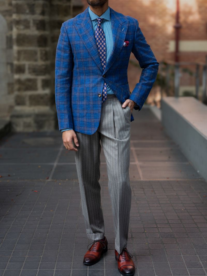 Blue Check Sport Coat