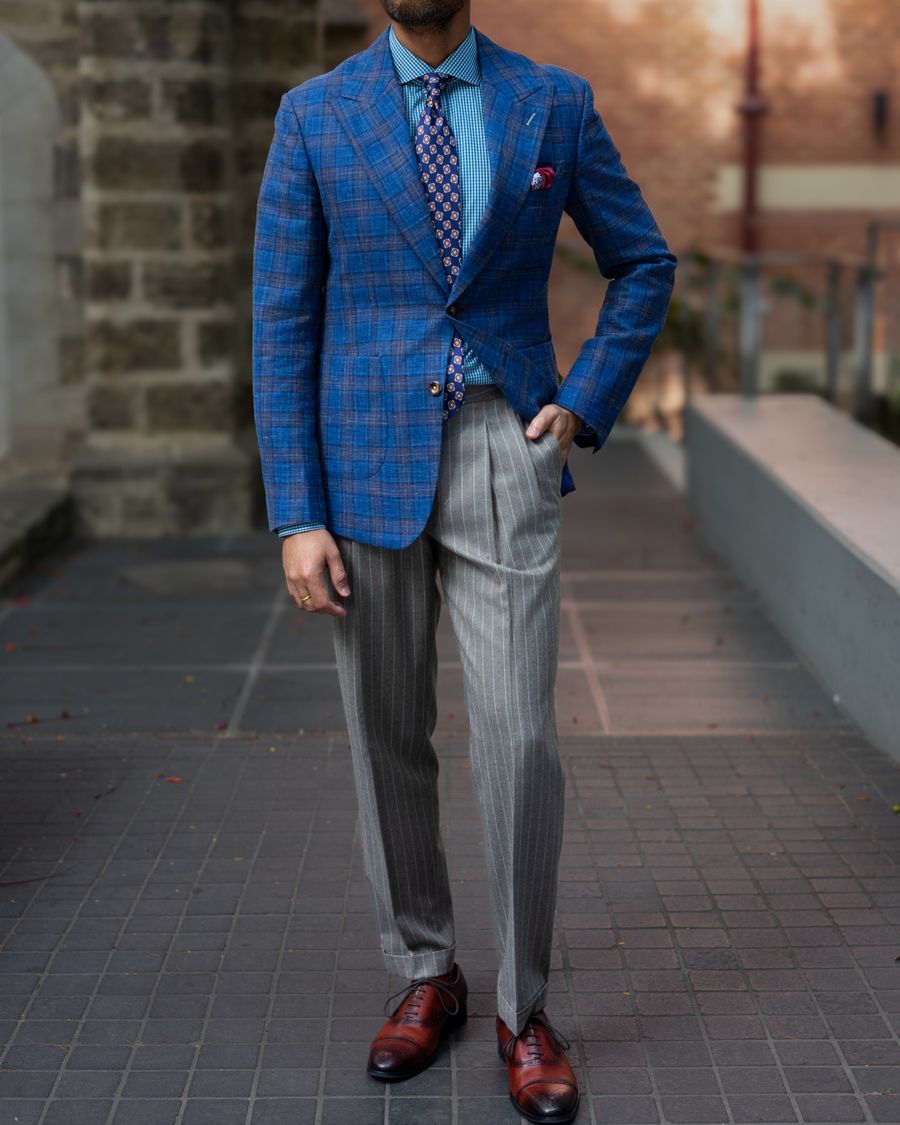 Blue Check Sport Coat
