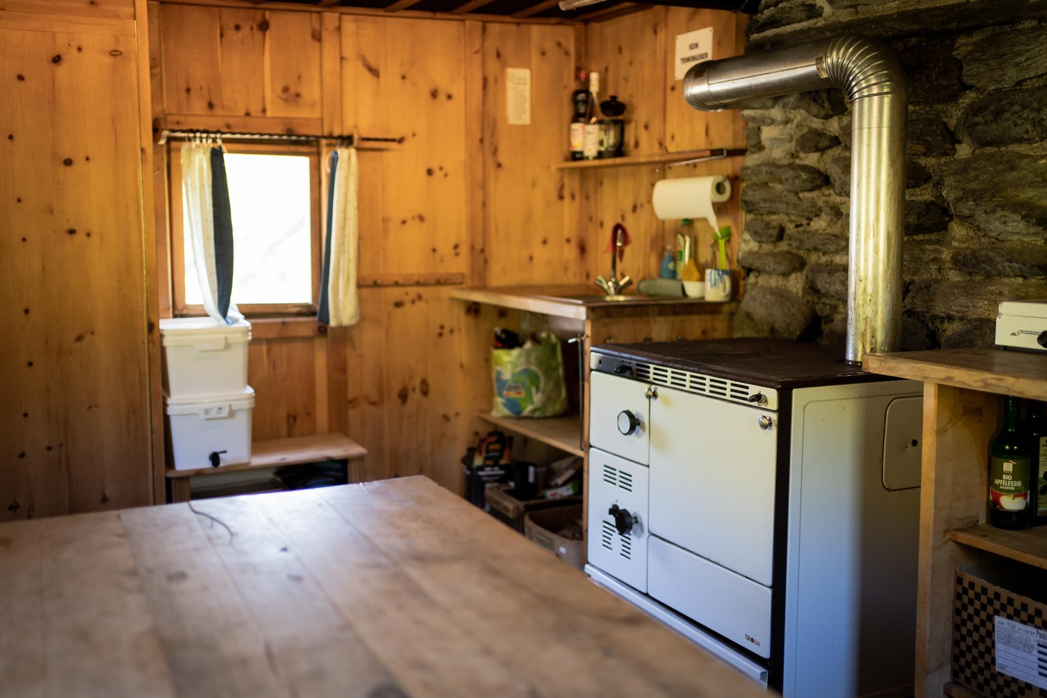 Vollausgestattete Küche für toll mundende Gerichte.