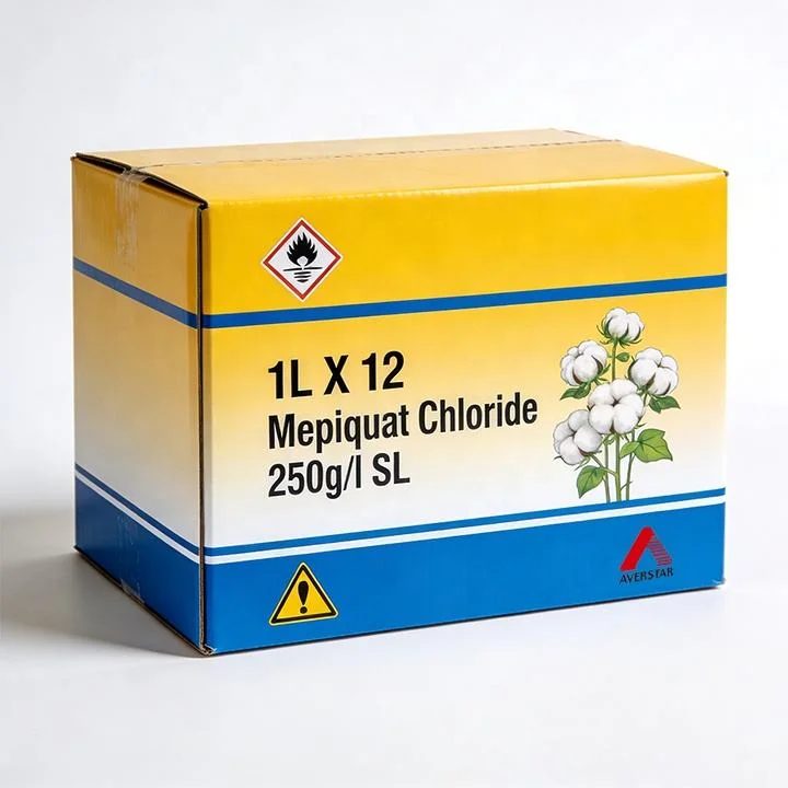 Mepiquat chloride 250g/l SL Plant Growth Regulator reference packaging view 2