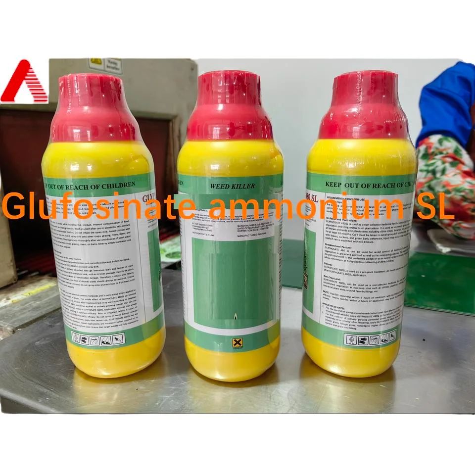 Glufosinate-Ammonium 20% SL Herbicide product packaging