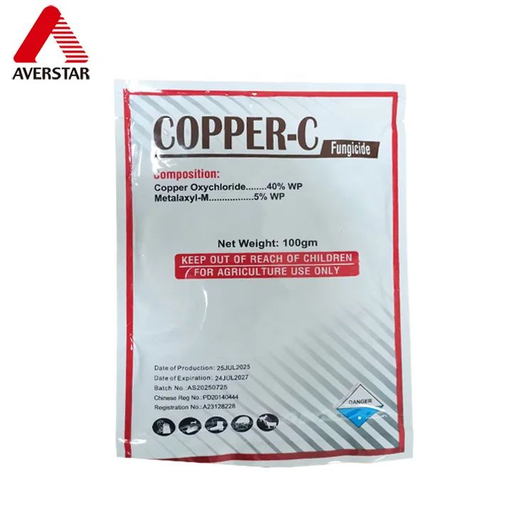 Copper Oxychloride 45% WP Fungicide product packaging
