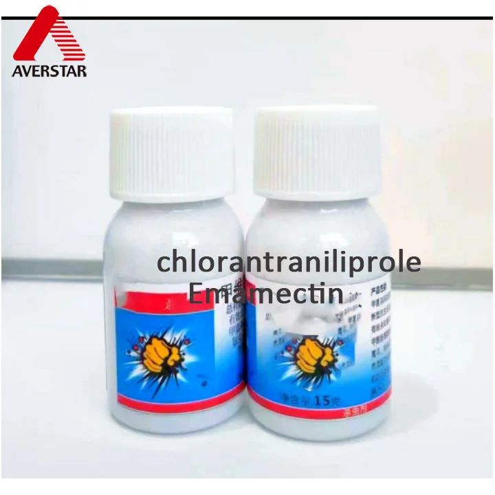 Chlorantraniliprole + Emamectin Benzoate 9% / 2.6% SC Insecticide product packaging