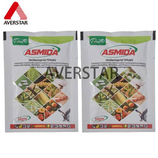 Imidacloprid 70% WG Insecticide product packaging