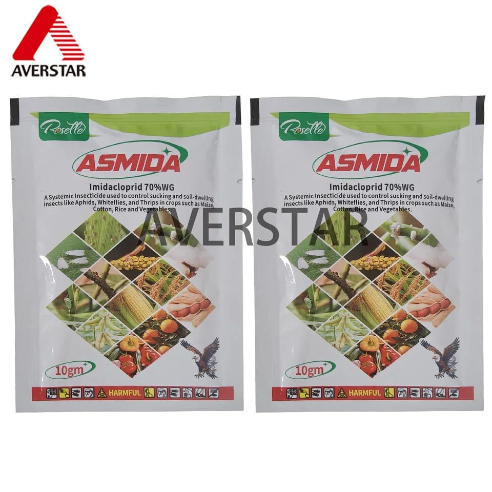 Imidacloprid 70% WG Insecticide product packaging