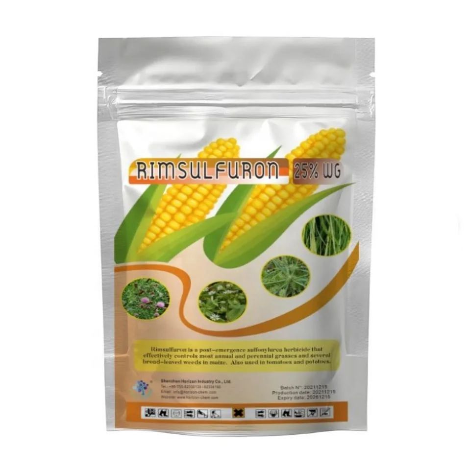 Rimsulfuron 25% OF Herbicide product packaging
