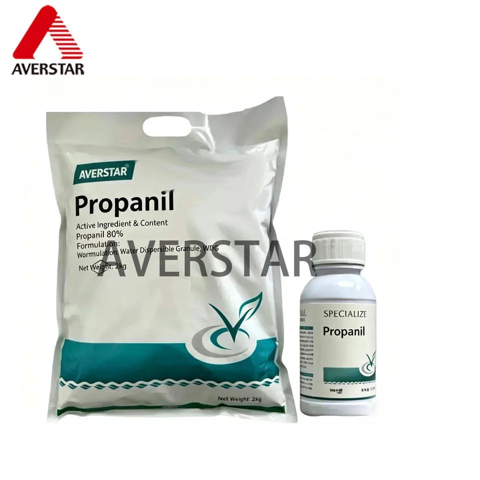 Propanil 80% WG Herbicide product packaging