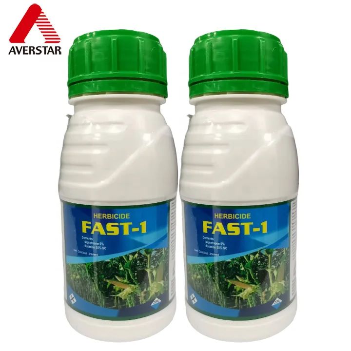 Mesotrione Atrazine 55% SC Herbicide product packaging