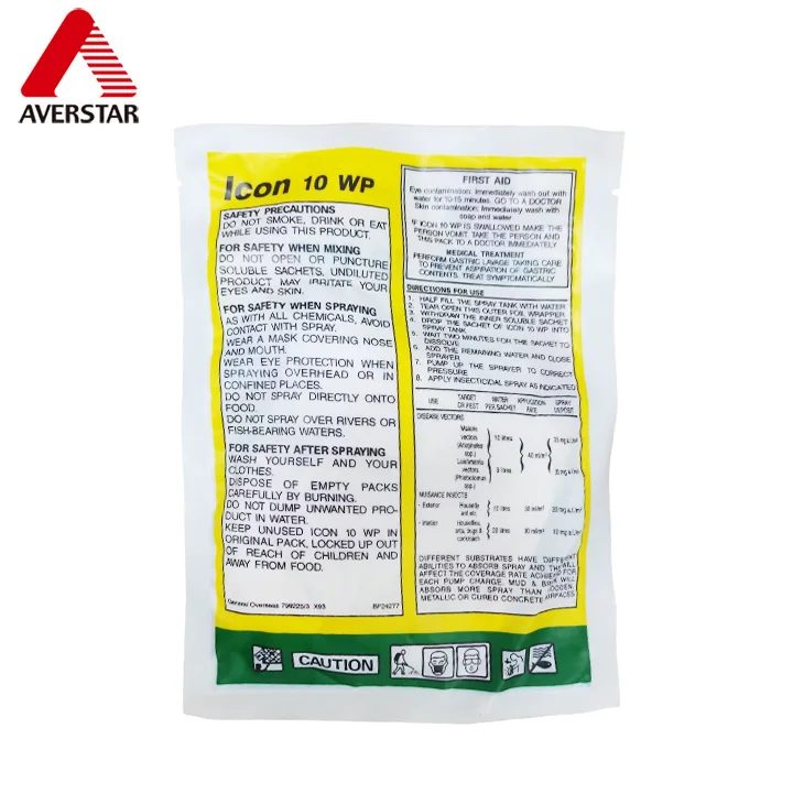 Lambda Cyhalothrin 10% WP Insecticide reference packaging view 3