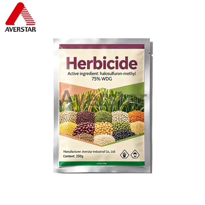 Halosulfuron-methyl 75% WDG Herbicide product and packaging image