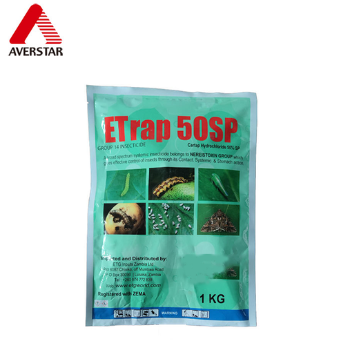 Cartap Hydrochloride 50% SP insecticide 1 kg product pouch