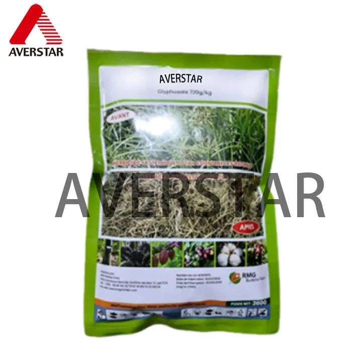 Glyphosate 720g/kg WG Herbicide product packaging