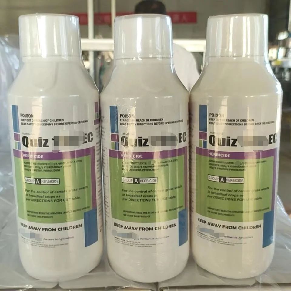 Quizalofop-P-Ethyl 5% EC Herbicide product packaging