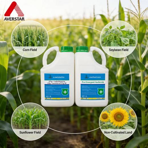 S-Metolachlor + Terbuthylazine + Mesotrione 375g/L / 125g/L / 37.5g/L SC Herbicide product packaging