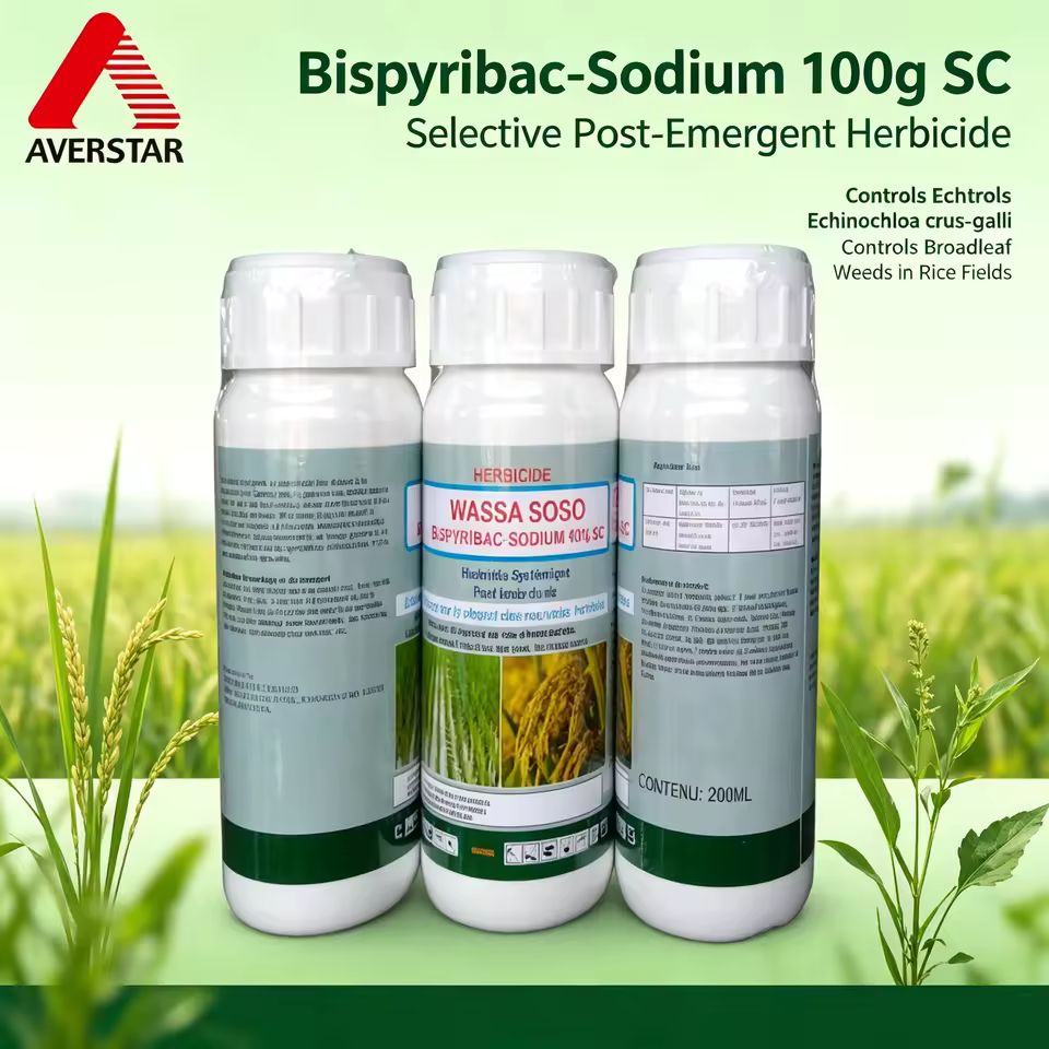 Bispyribac-sodium 100g/L SC Herbicide product and packaging image