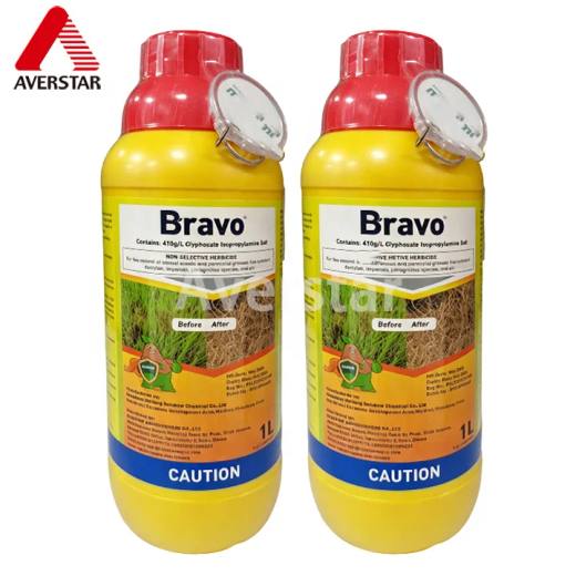 Glyphosate 410g/L SL Herbicide product packaging