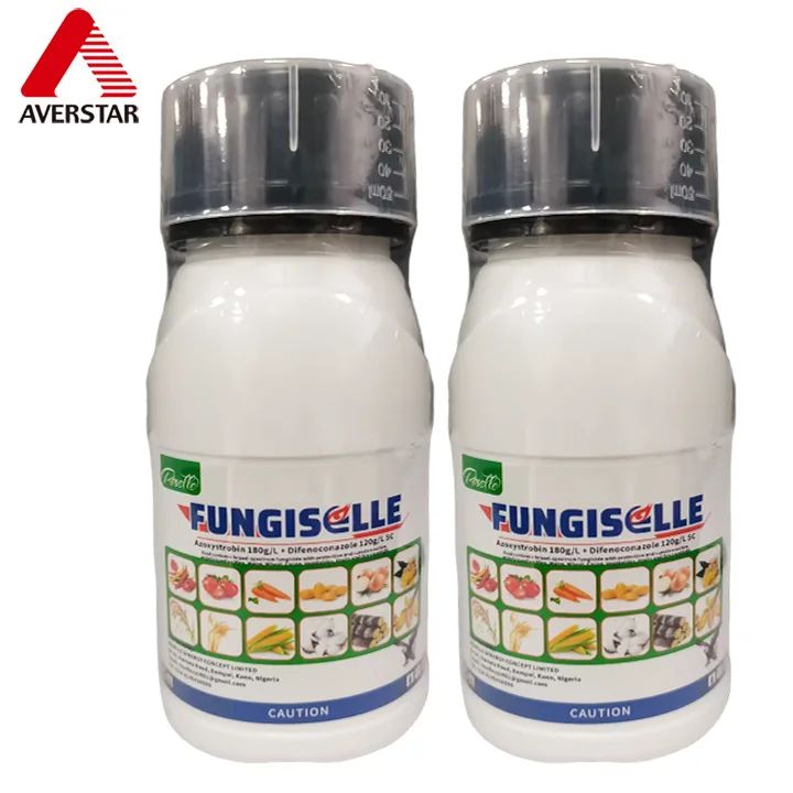 Azoxystrobin + Difenoconazole 180g/L / 120g/L SC Fungicide product packaging