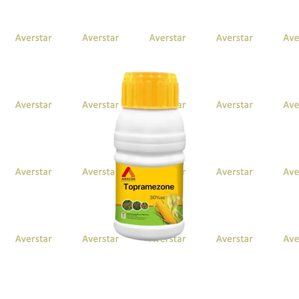 Topramezone 30% / 4% / 10% SC Herbicide product packaging