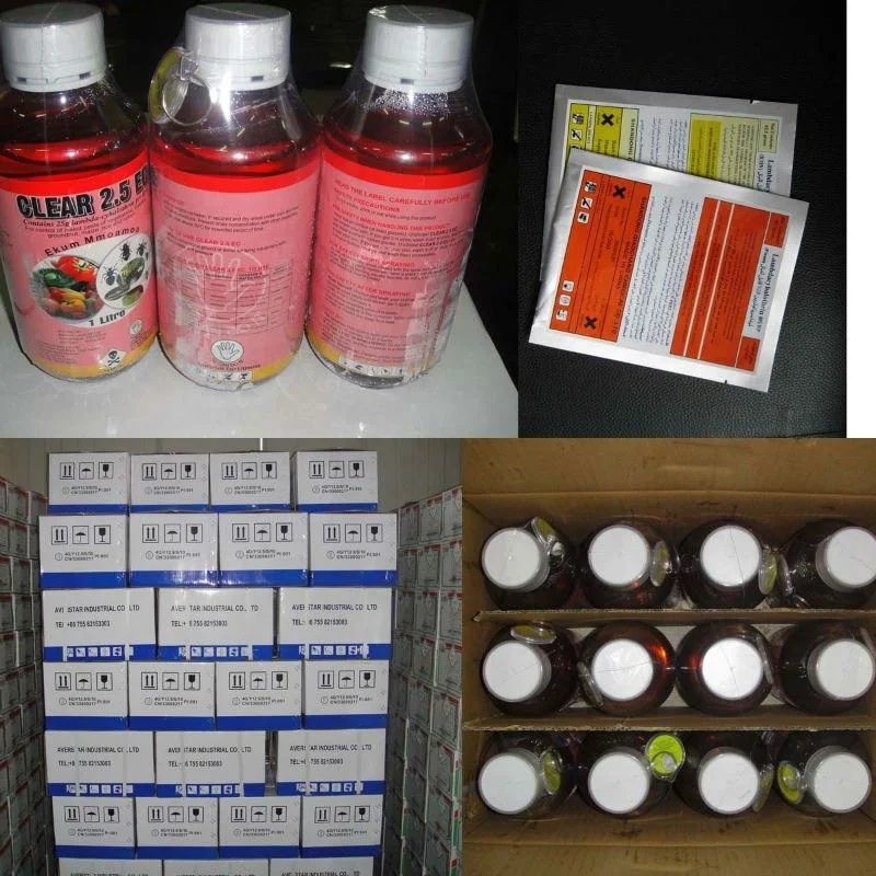 Lambda Cyhalothrin 5% EC Insecticide reference packaging view 2