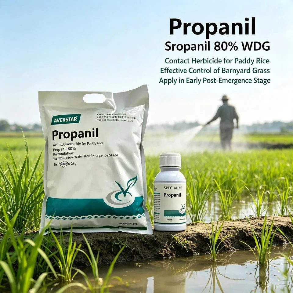 Propanil 80% WG Herbicide reference packaging view 3