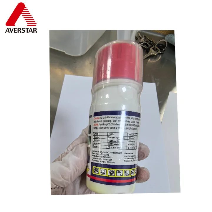 Indoxacarb + Emamectin Benzoate 8% / 2% SC Insecticide reference packaging view 3