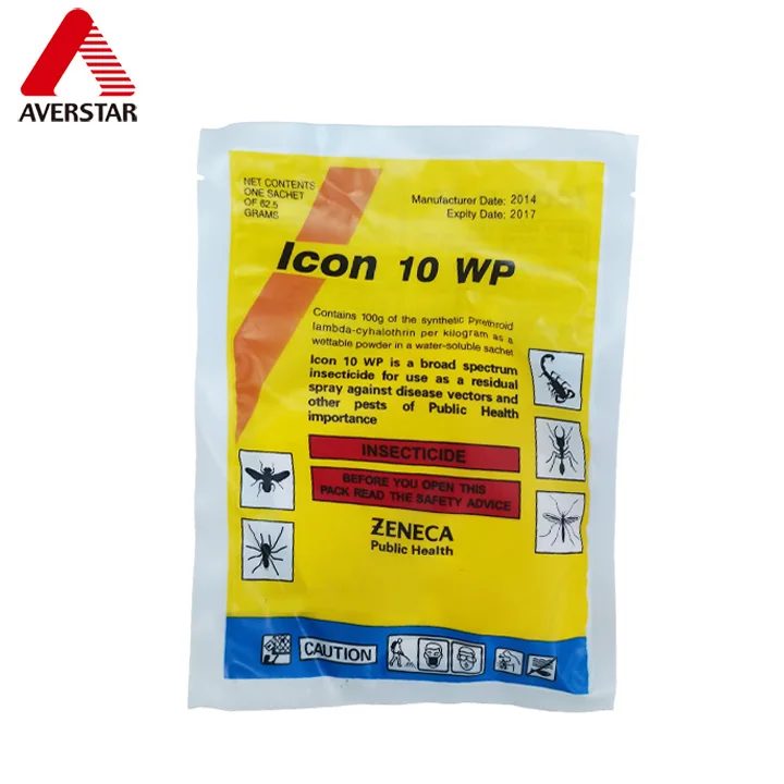 Lambda Cyhalothrin 10% WP Insecticide reference packaging view 2